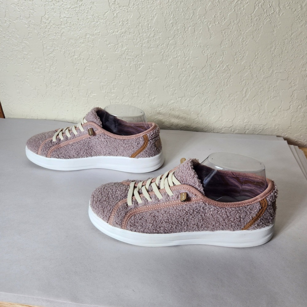 Hey Dude Karina Sherpa Tuscany Pink Women Sneakers Size 8